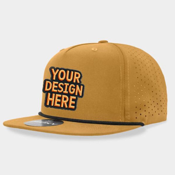 5 Panel High Profile Relaxed Perforated Performance Rope Hat Thumbnail